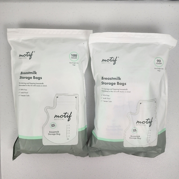 Motif Breastmilk Storage Bags 190 Bags Total - Picture 1 of 2